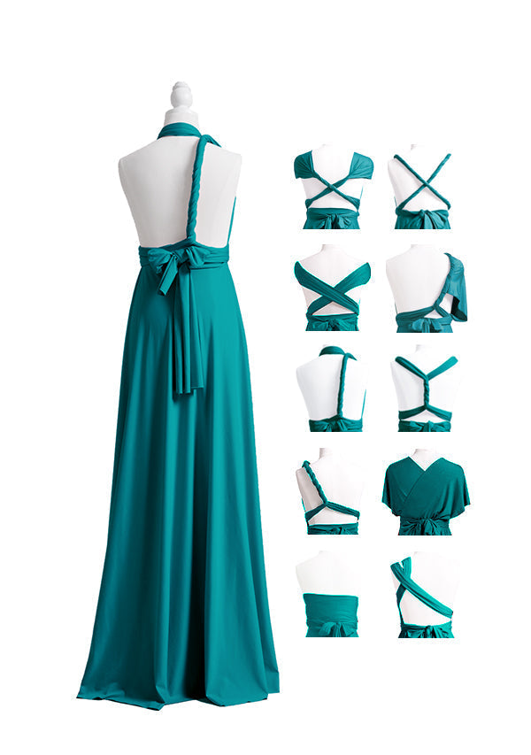 Teal Multiway Infinity Dress