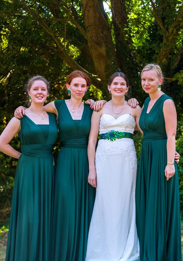 Teal Multiway Infinity Dress