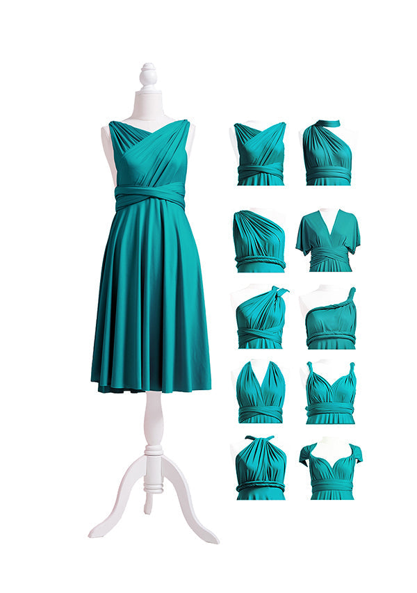 Teal Multiway Infinity Dress