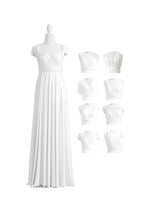 Ivory White Multiway Convertible Infinity Dress