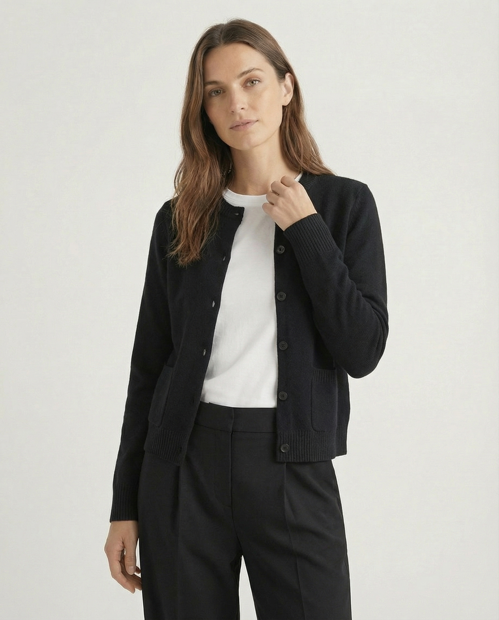 Harlow Wool Knit Cardi