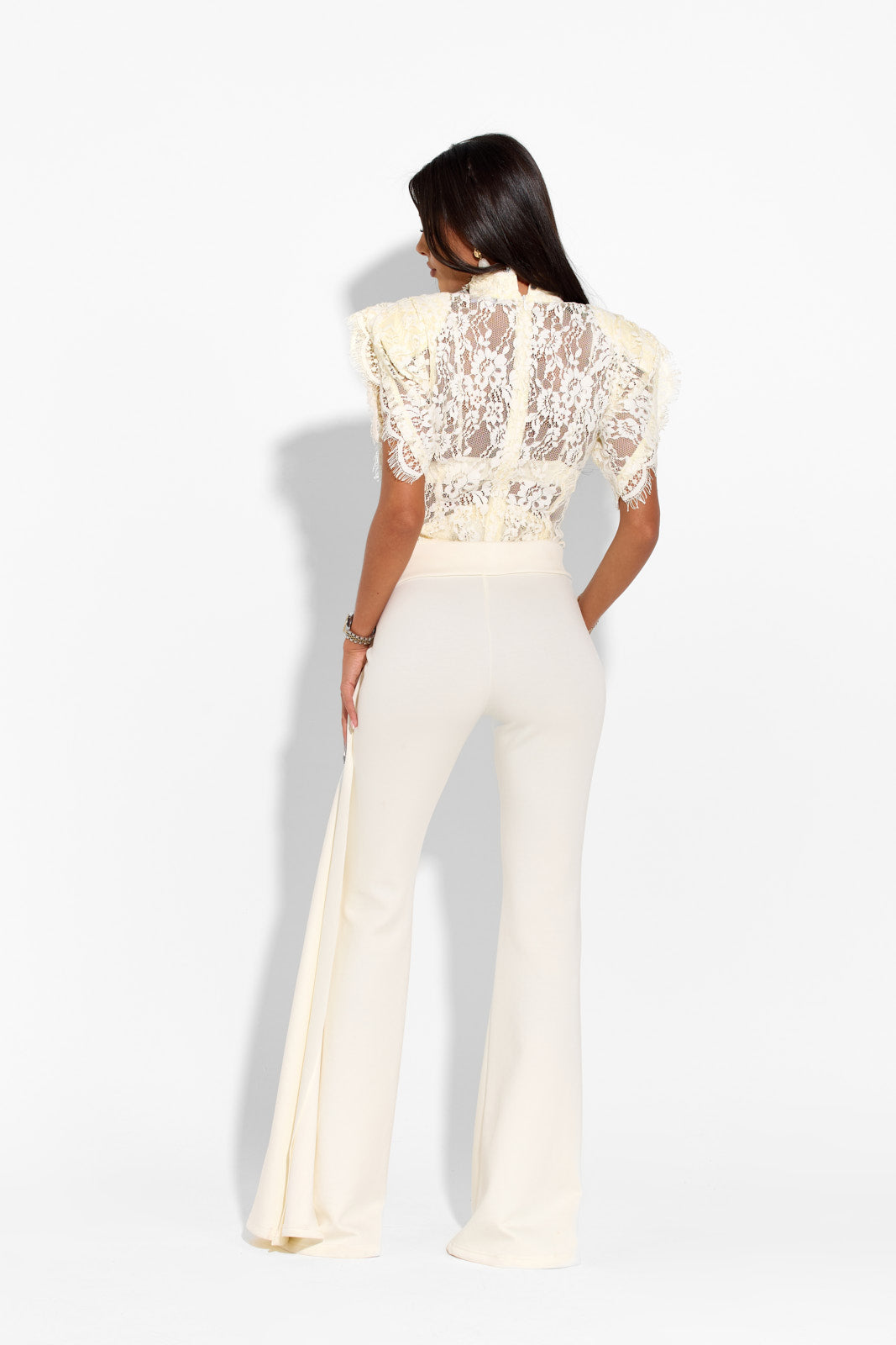 MAYFAIR Ivory Trousers