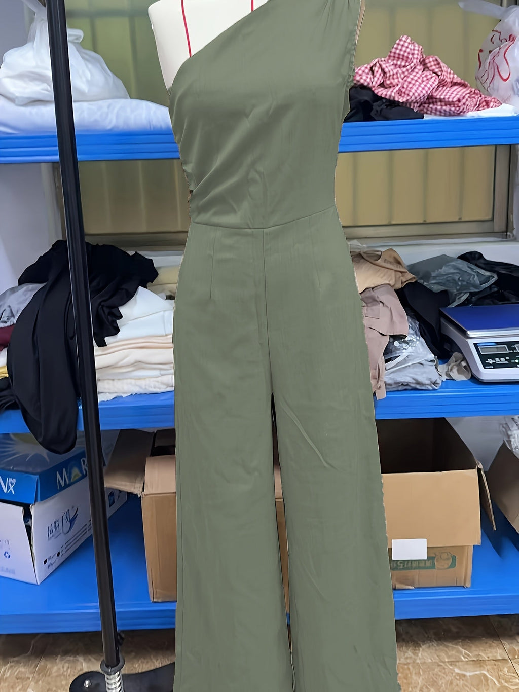 Off-Shoulder Jumpsuit