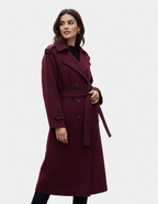 The Burgundy Celine Coat