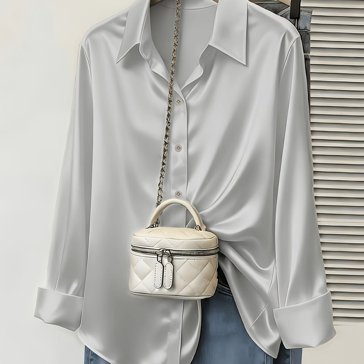 Satin Commuter Shirt