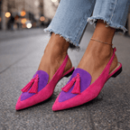 LORENA | SANDALS WITH STRAPS & TASSEL DETAILS