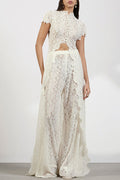 Elegance Avant-garde Floral Lace Set