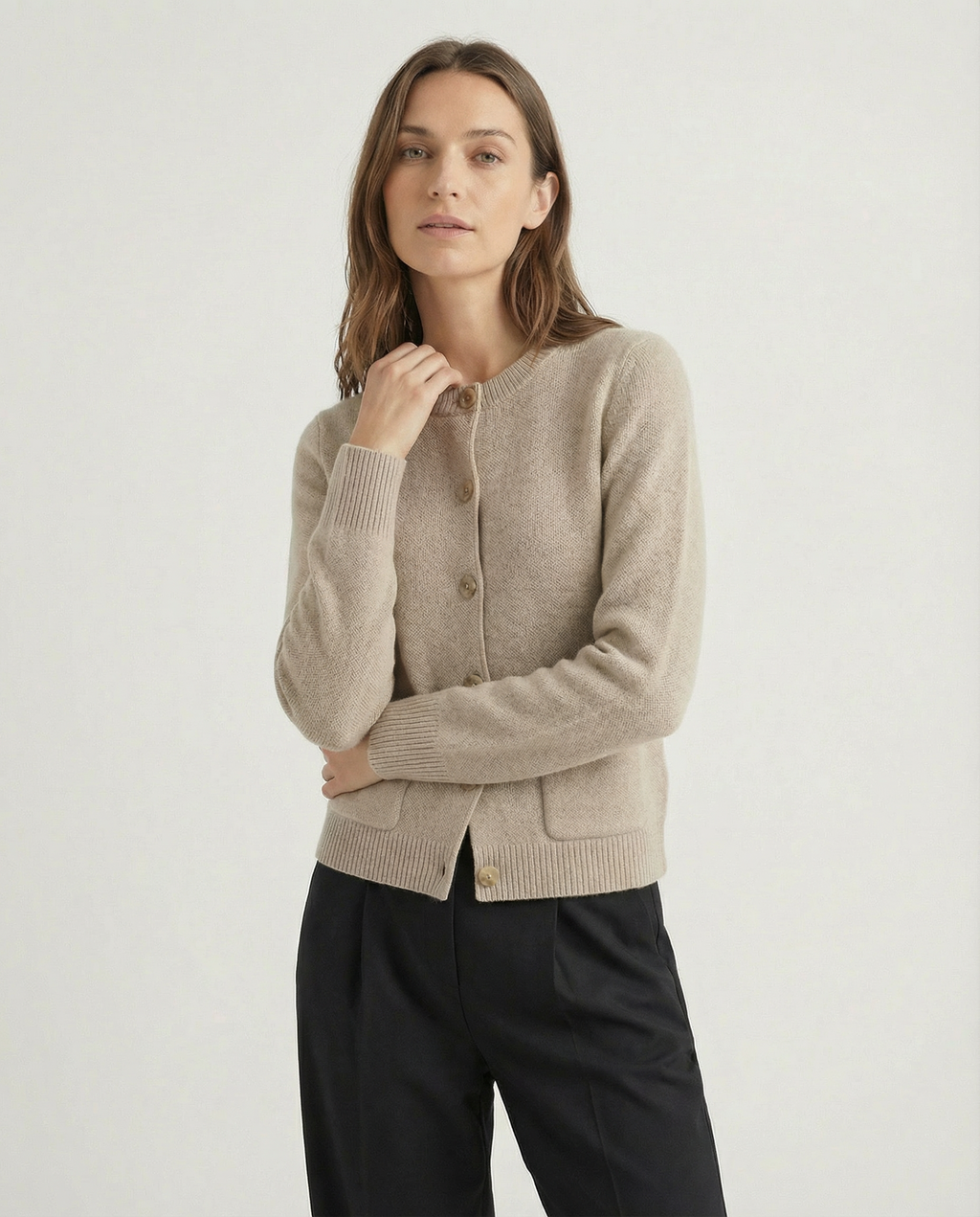Harlow Wool Knit Cardi