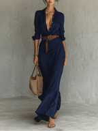 Ayla Belted Maxi Dress