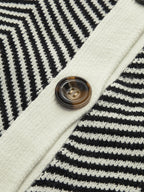Oversized Herringbone Cardigan