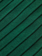 Metal Detail Cap Sleeve Ribbed Knit Vest
