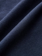 Sailor Collar Denim Trim Knit Outerwear