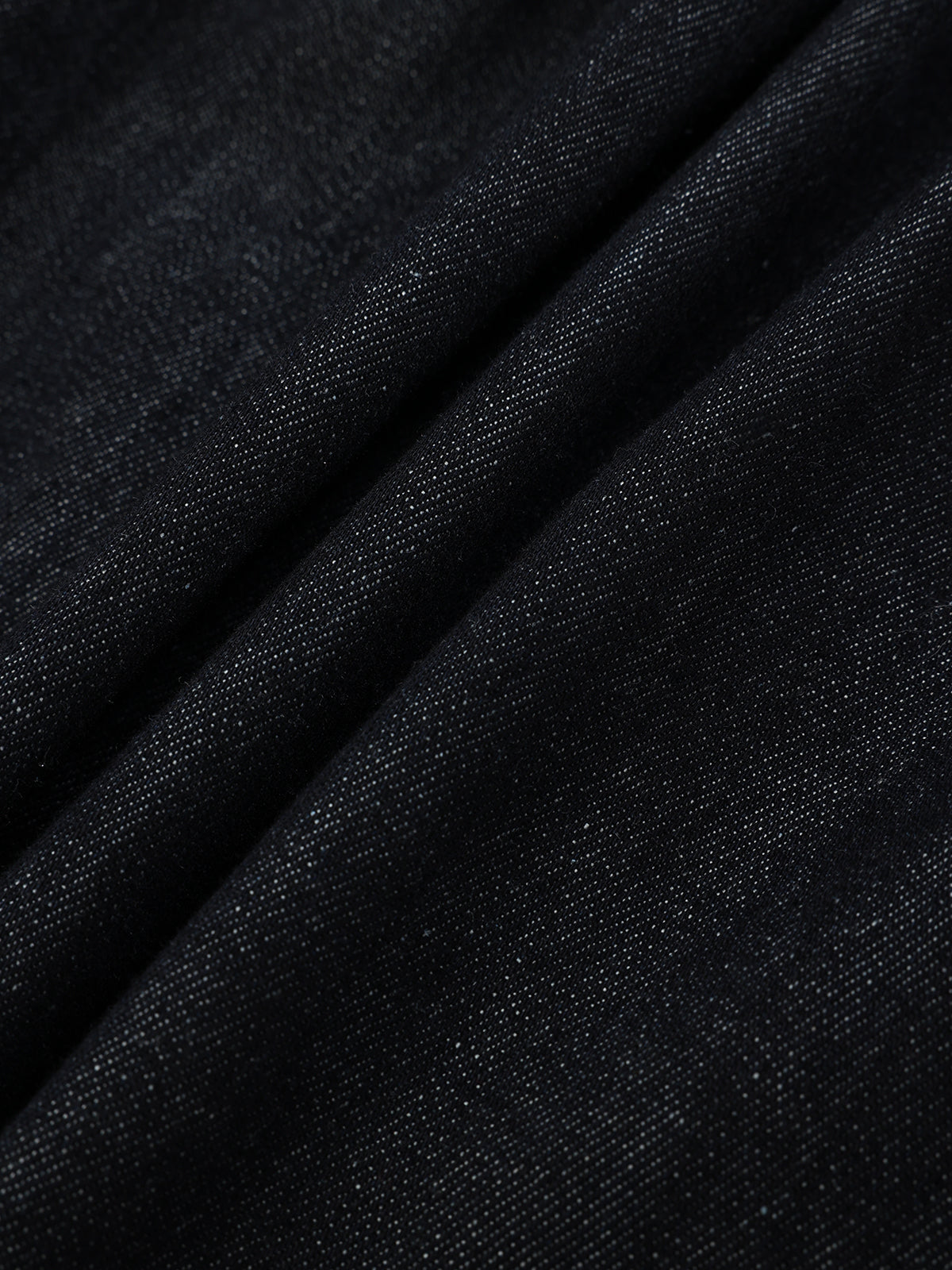 High-Waist Denim Extra Long Wide-Leg Pants