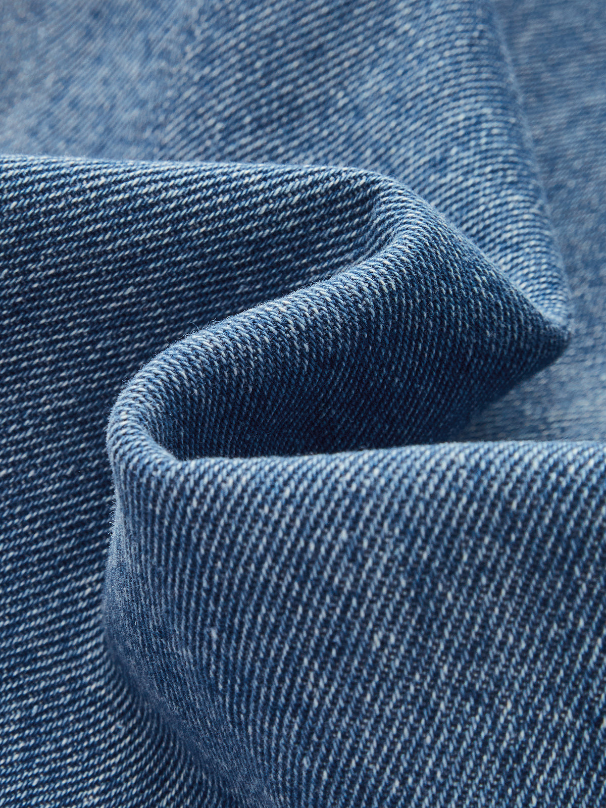 Multi Pocket Wide Leg Denim Pants