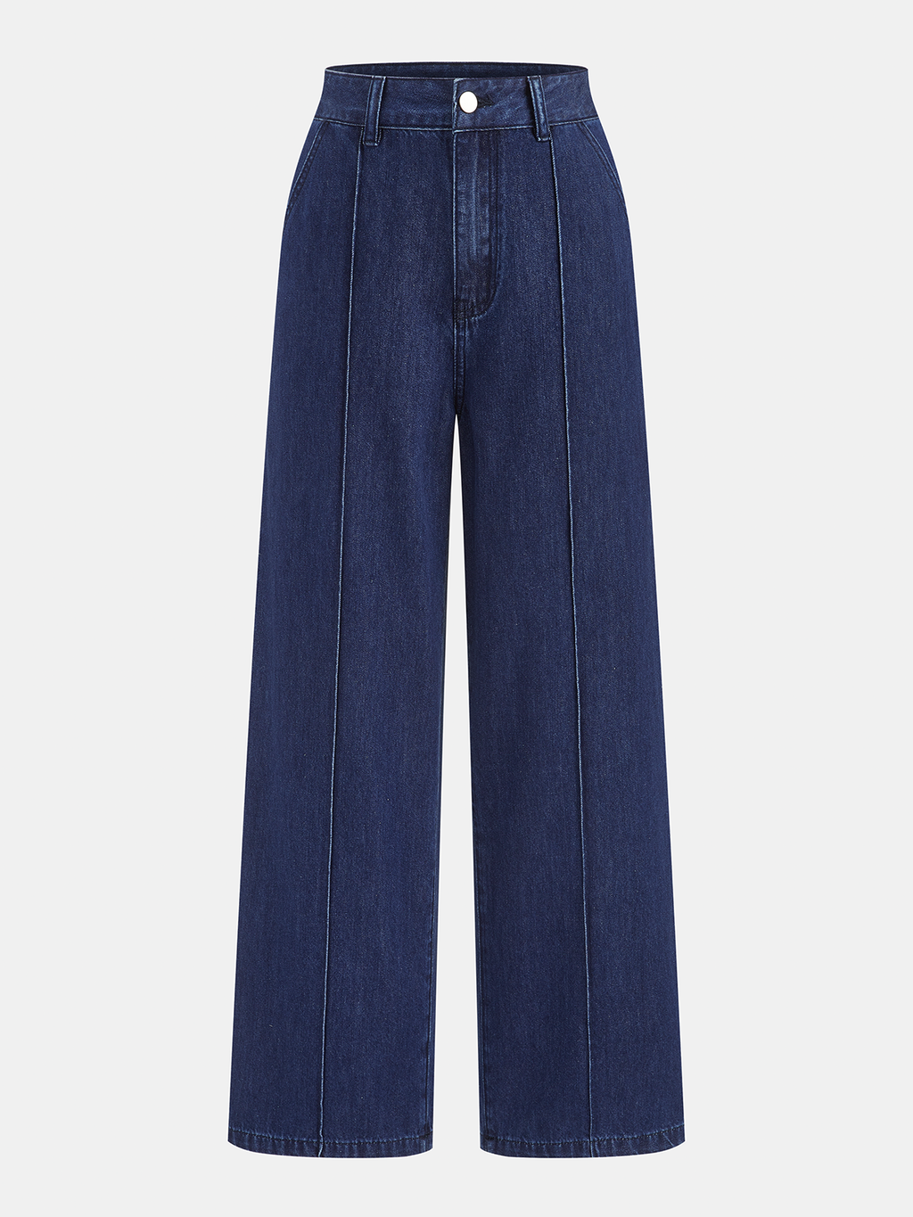 Back Bow Cutout Sleeveless Denim Two Piece Set
