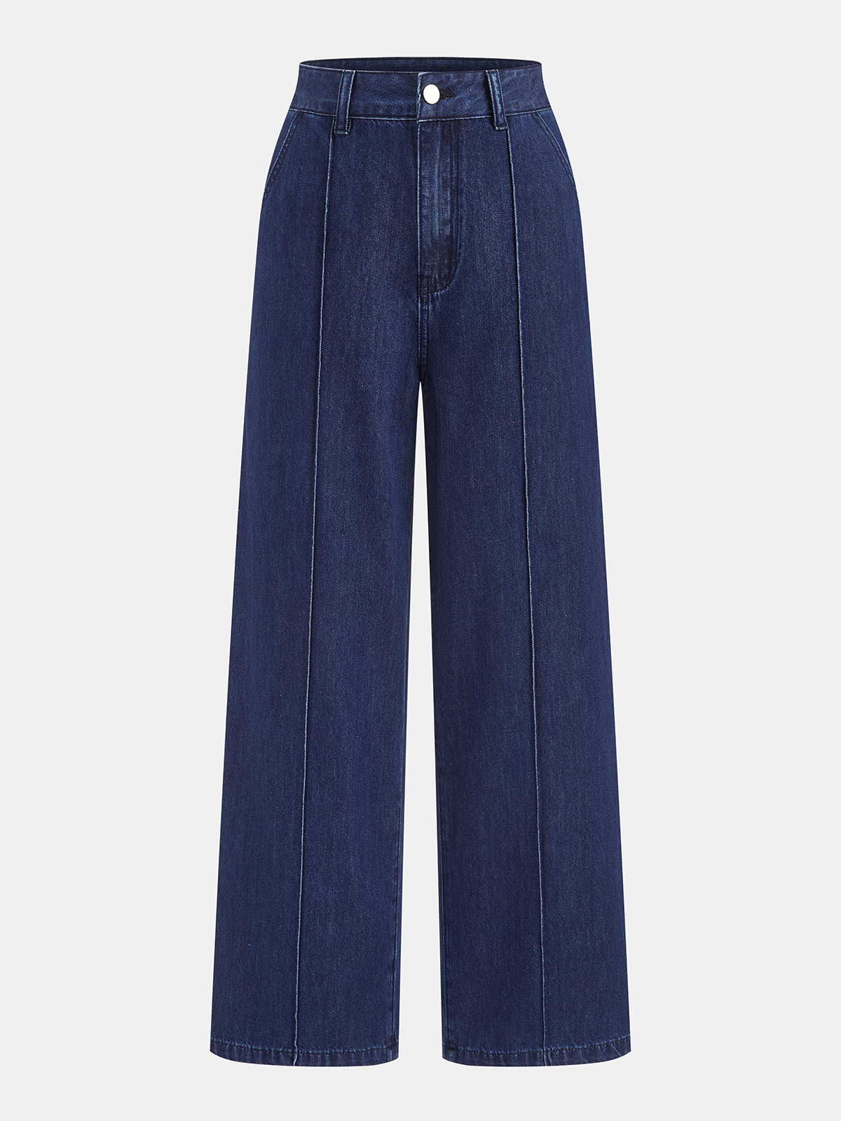 Back Bow Cutout Sleeveless Denim Two Piece Set