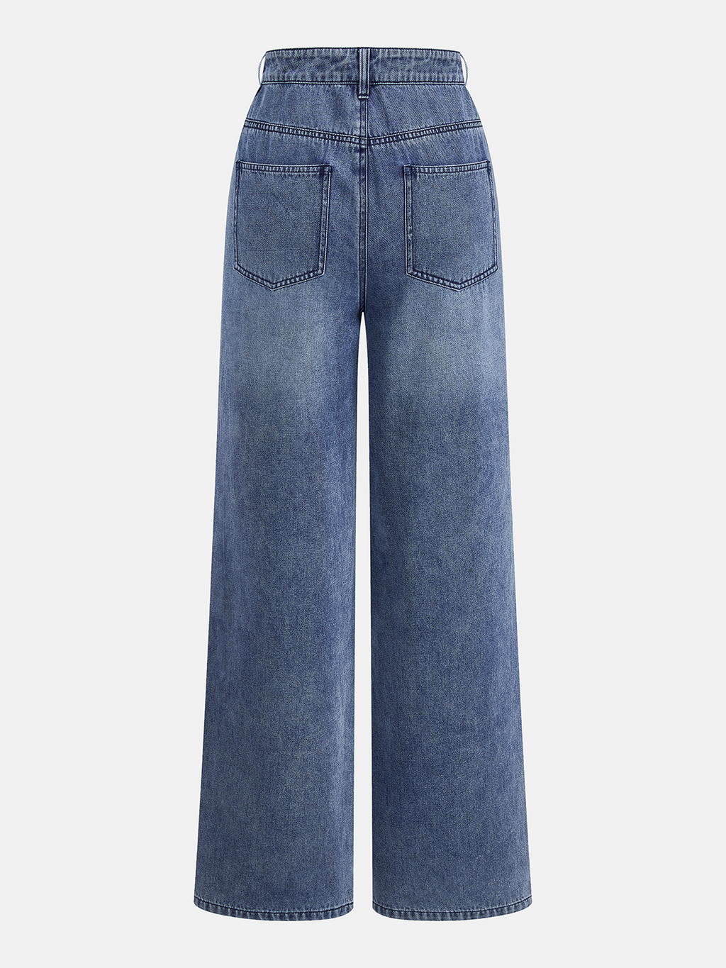 Sleeveless Denim Top & Drawstring Jeans Set