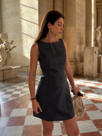 Sleeveless Denim Dress