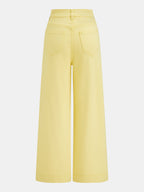 High Waisted Wide Leg Denim Pants