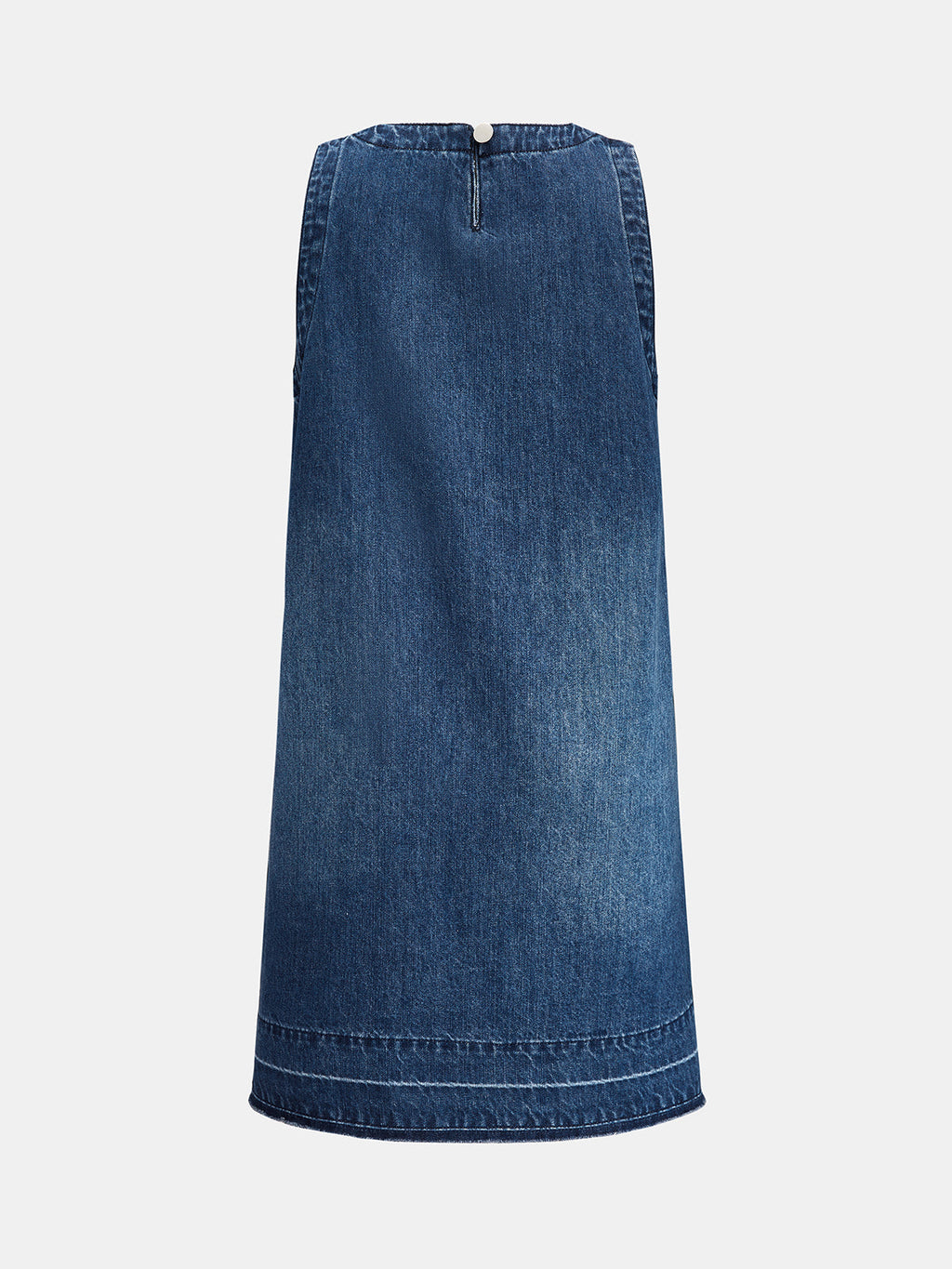 Sleeveless Denim Shift Dress