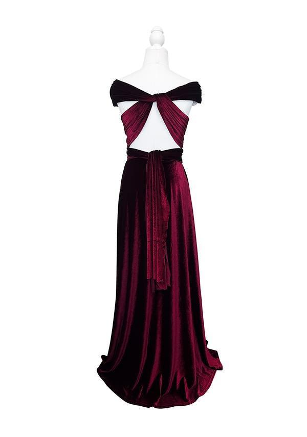 Velvet Multiway Convertible Infinity Dress