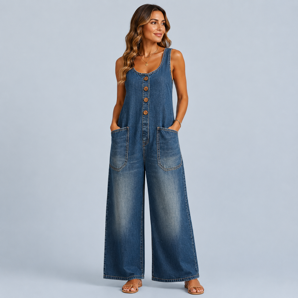 Lora™ | Vintage overaly Jumpsuit