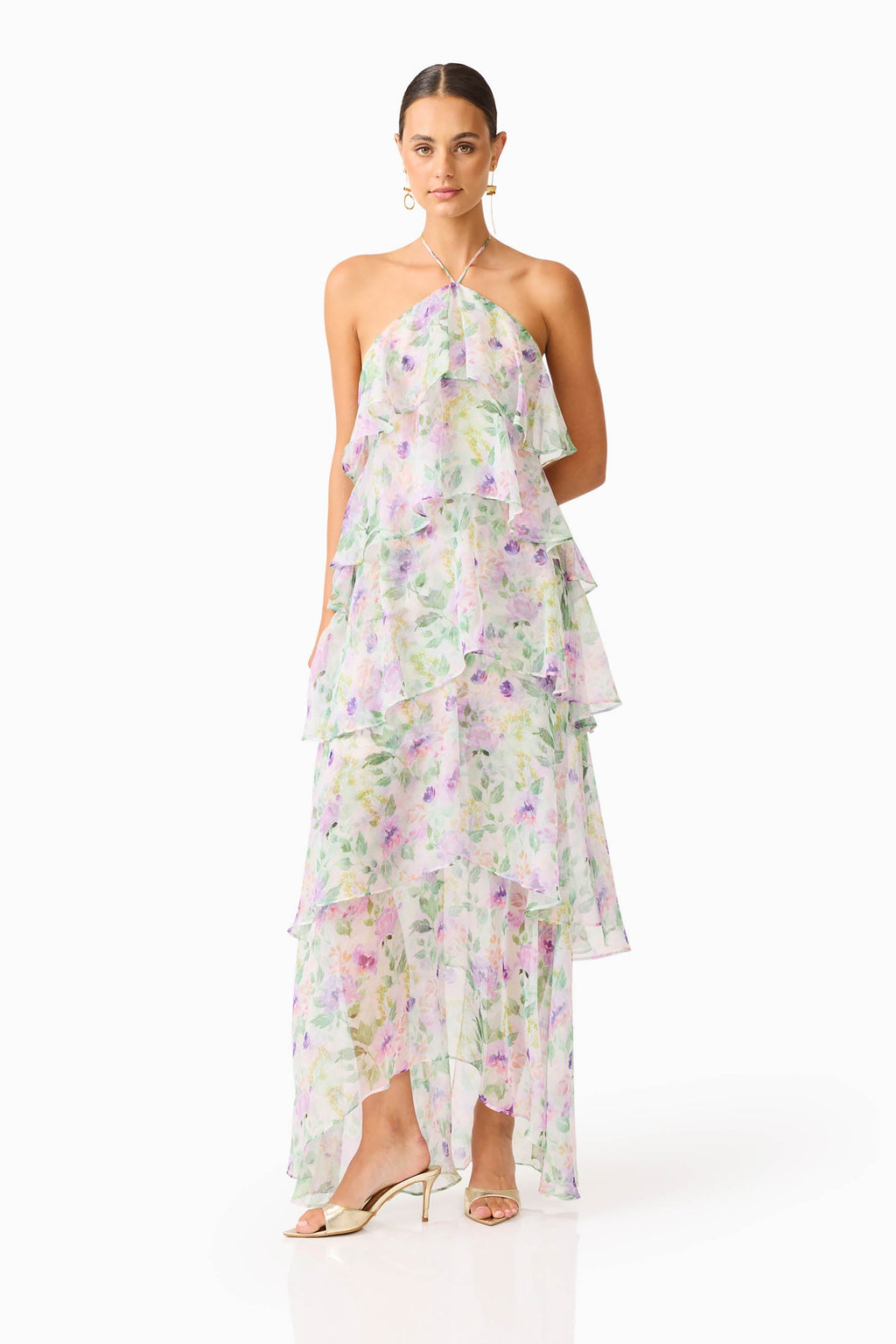 Mirabelle Cocktail Maxi Dress in Floral