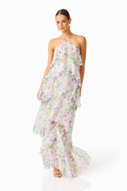 Mirabelle Cocktail Maxi Dress in Floral