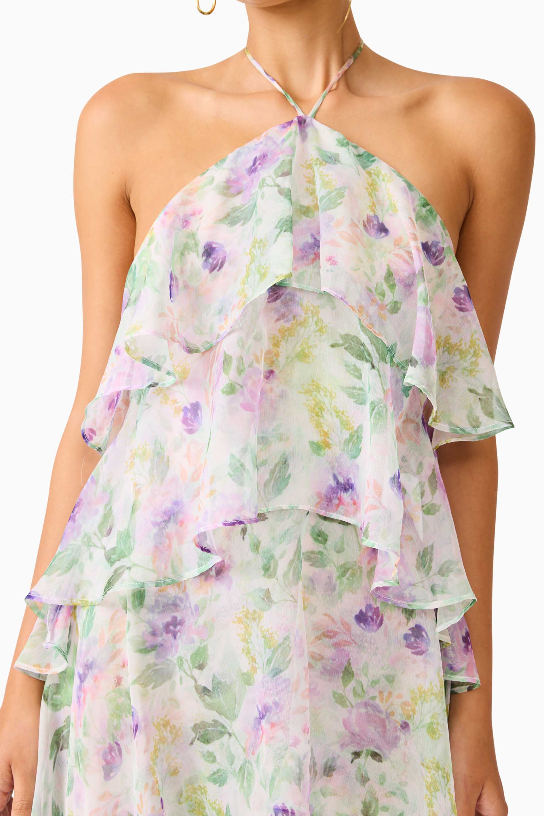 Mirabelle Cocktail Maxi Dress in Floral