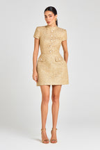 Elysia Gold Dress