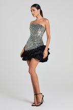 Francesca Silver Dress
