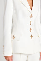 Nicola White Blazer