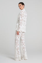 Valia White Trousers