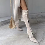 OCTAVIA Lace Stiletto Heels