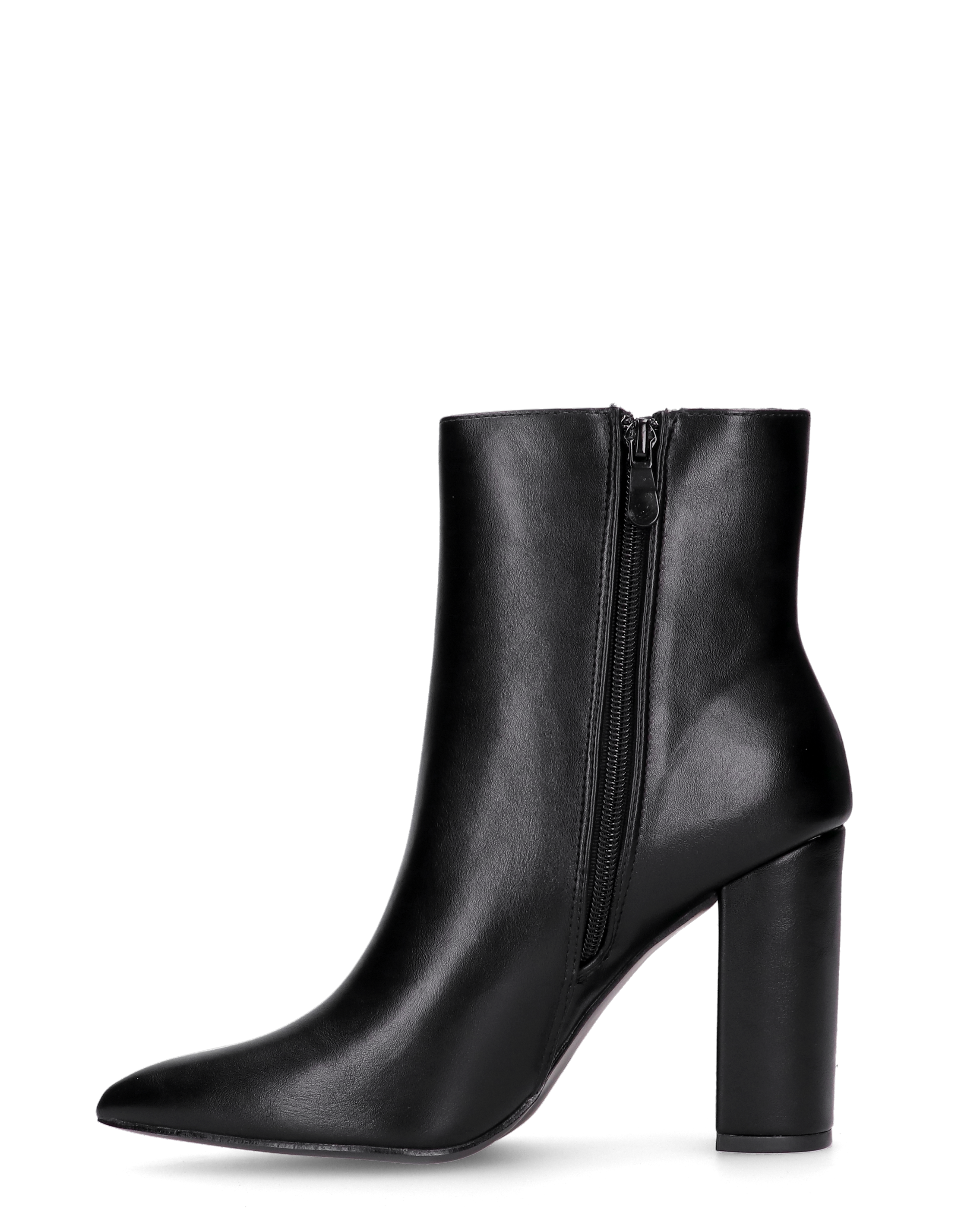 FEDRIKA -  Stivale 2 in 1 in ecopelle nera: da stivale alto a stivaletto con un semplice gesto