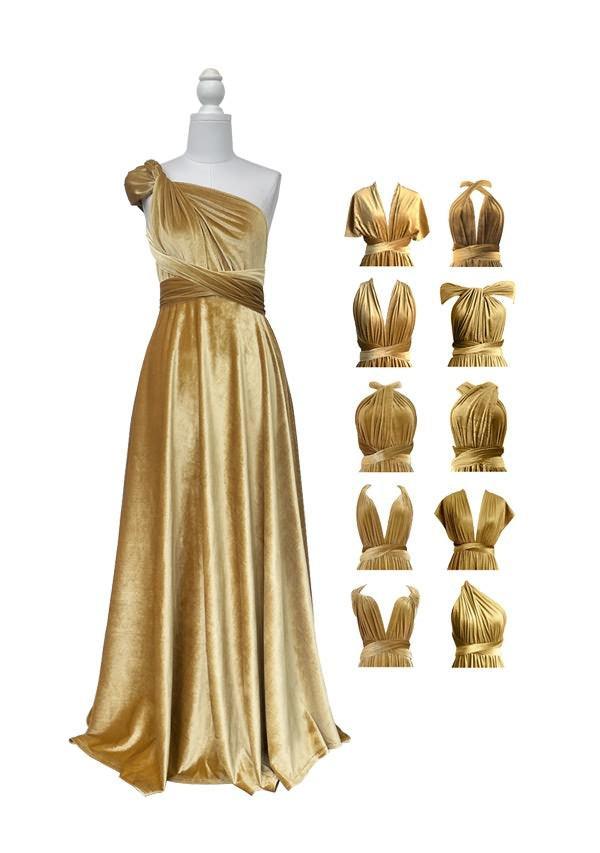 Velvet Multiway Convertible Infinity Dress