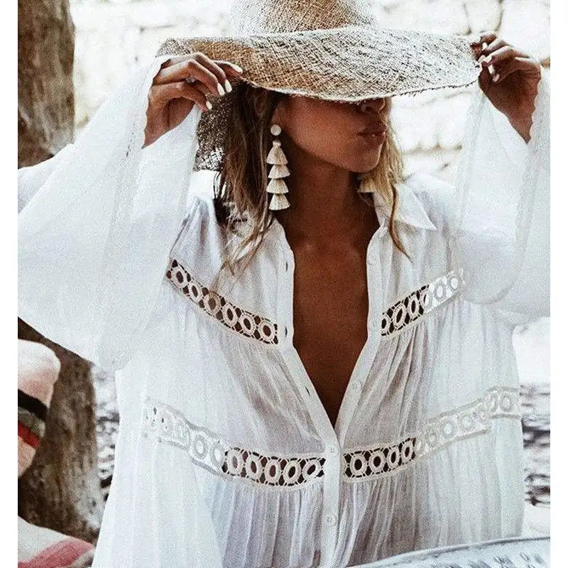 Mandarin Breeze Kaftan Cover-Up