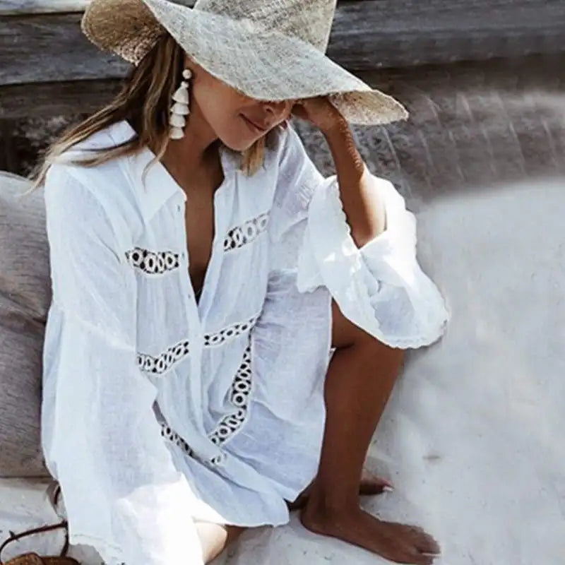 Mandarin Breeze Kaftan Cover-Up