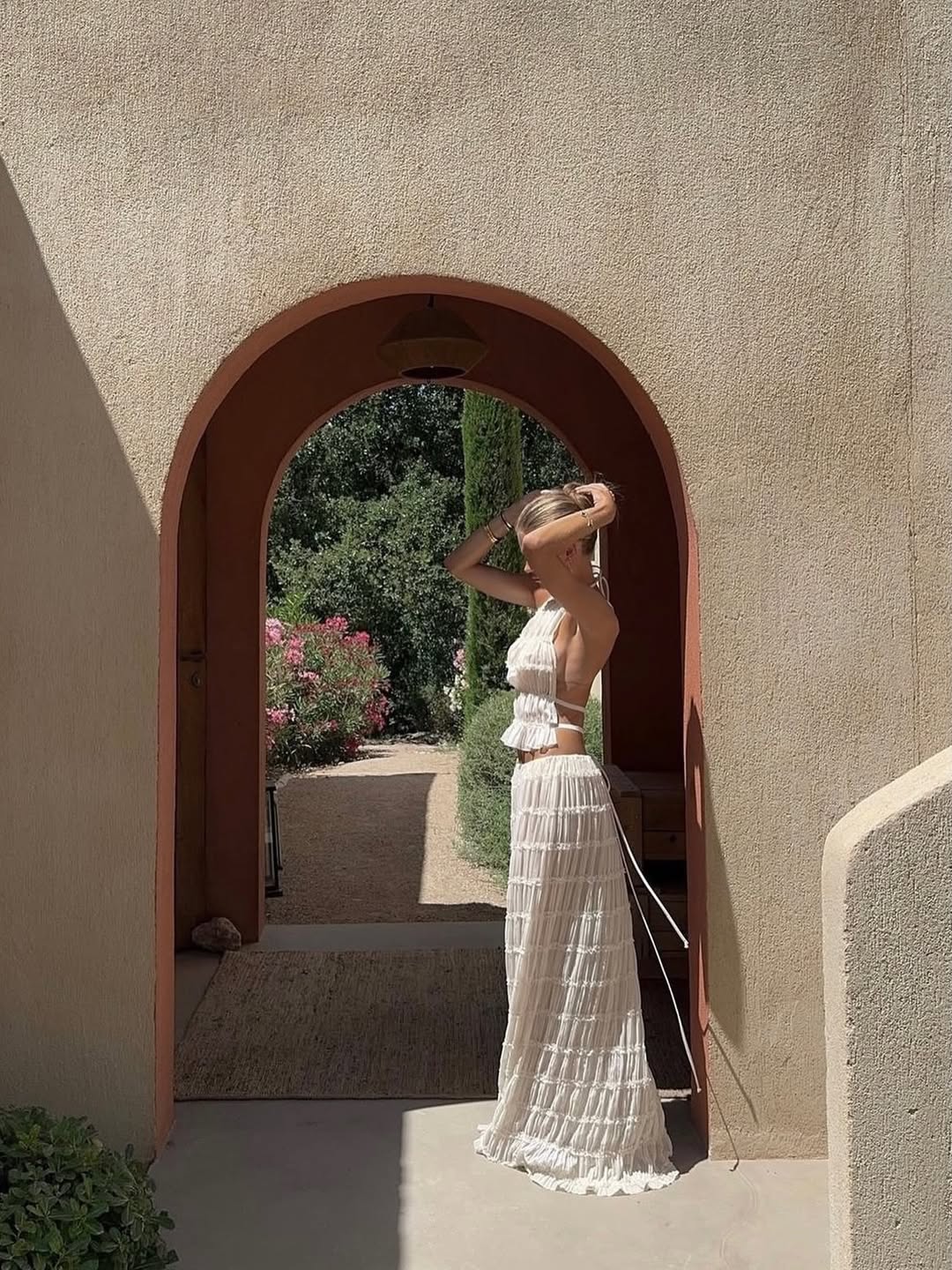 Araceli | Boho Ruffle Two-Piece Set