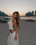 Araceli | Boho Ruffle Two-Piece Set