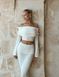 Azaria | Off-Shoulder Maxi Skirt Set