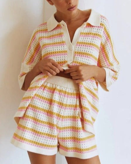 Bellatrix | Striped Summer Two-Piece Set