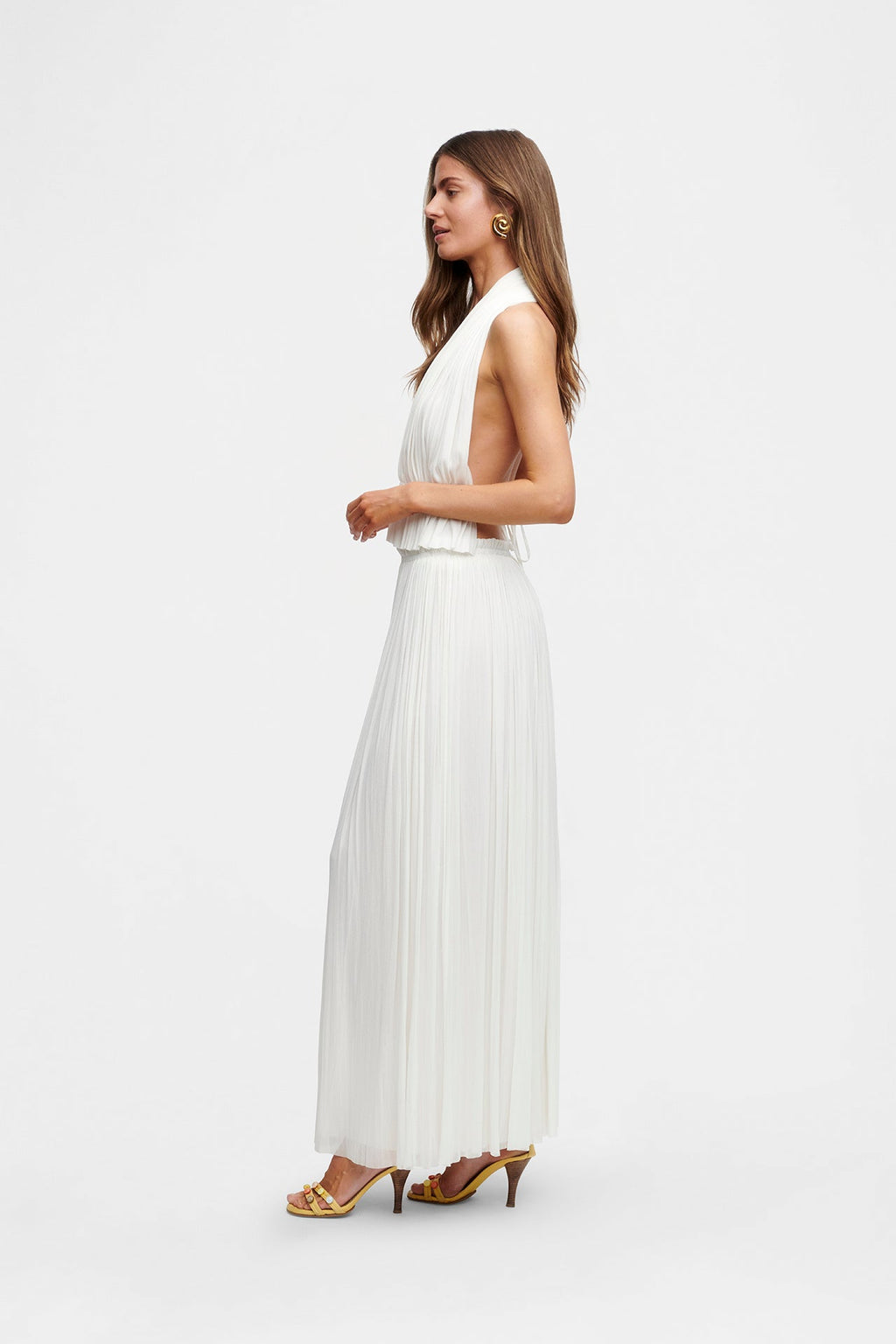 Celeste | Silk Skirt Top Set
