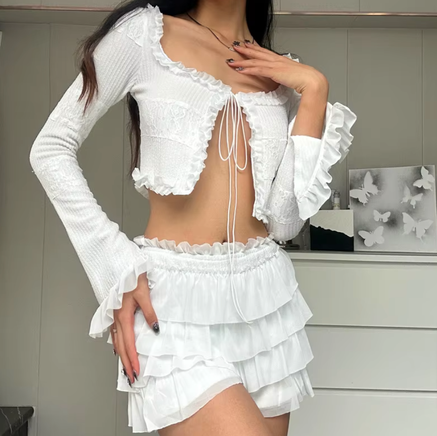 Calla | Crop Top Short Set