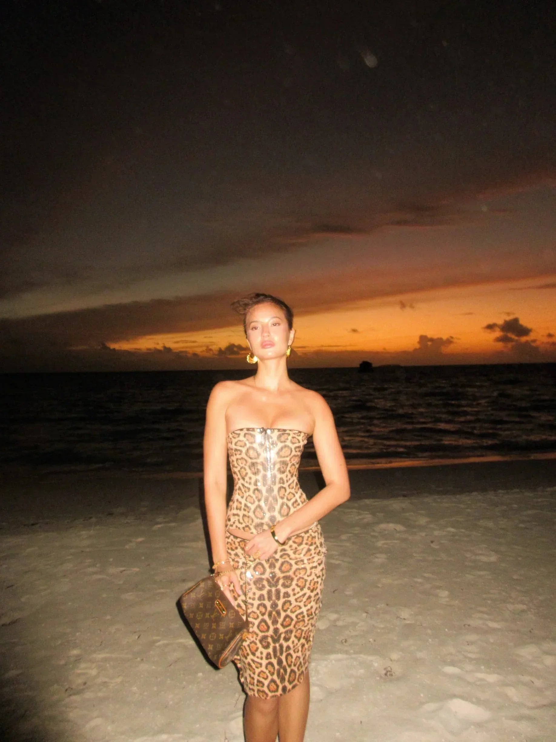 Roxanne | Sequin Corset Maxi Skirt Set
