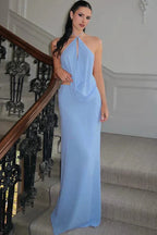 Serena | Halter Column Maxi Set
