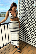 Paloma | Crochet Maxi Skirt Set