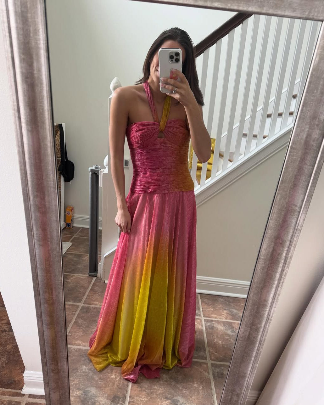 Zahra | Pleated Halter Summer Dress