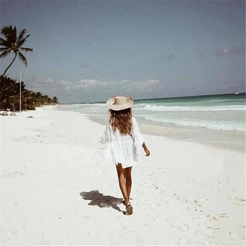 Mandarin Breeze Kaftan Cover-Up