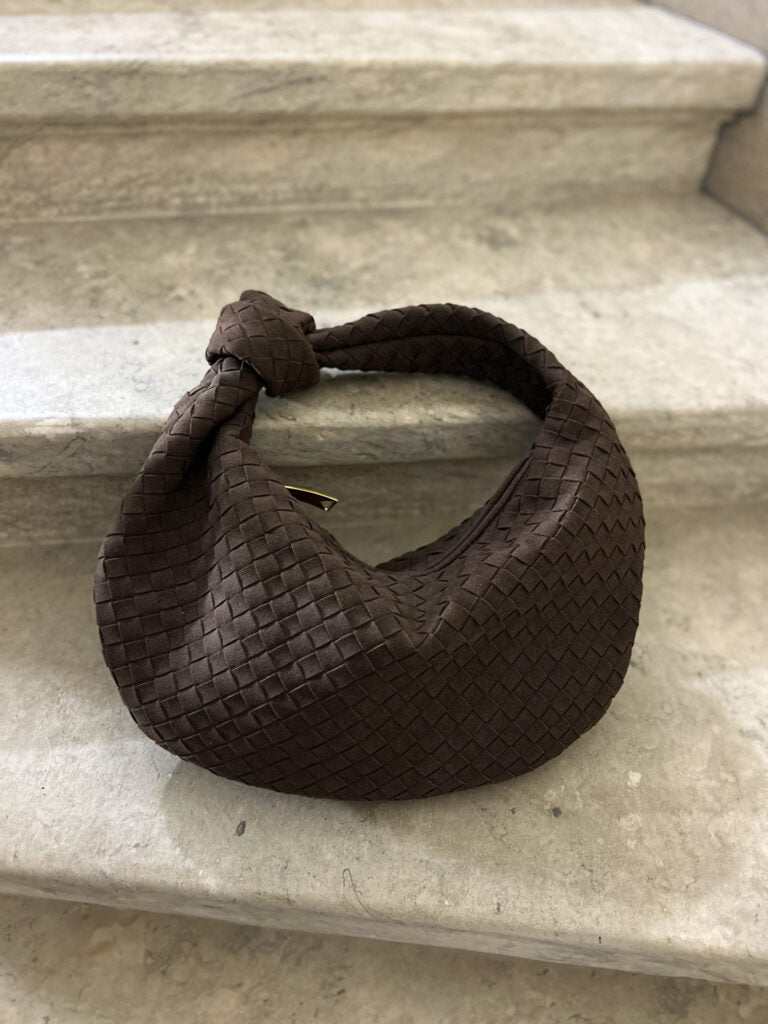 Aurelia Woven Suede Shoulder Bag